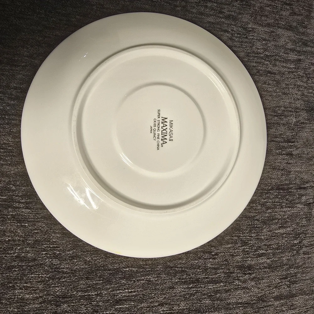 Mikasa Maxima Quincy CK105 Saucer Plate‎ Blue Floral Fine China Japan 6.5 inch